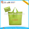 Wholesale Folding Style polyester grocery collapsible shopping bag